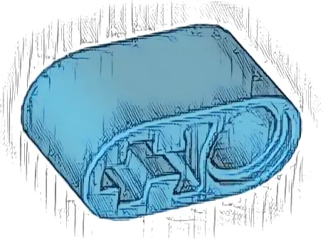 Technic, Liftarm Thick 1 x 2 - Axle Hole