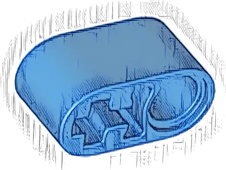 Technic, Liftarm Thick 1 x 2 - Axle Hole