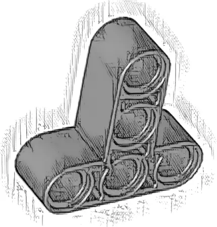 Technic, Liftarm, Modified T-Shape Thick 3 x 3