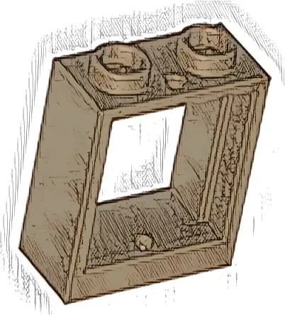 Window 1 x 2 x 2 Flat Front