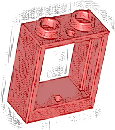 Window 1 x 2 x 2 Flat Front