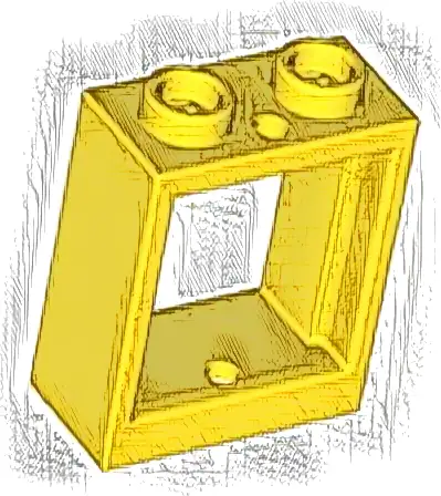 Window 1 x 2 x 2 Flat Front