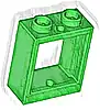 Część LEGO® 60592 Okno 1 x 2 x 2 Płaski Front