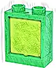 Window 1 x 2 x 2 Flat Front with Lime Glass (60592 / 60601)