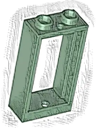 Window 1 x 2 x 3 Flat Front