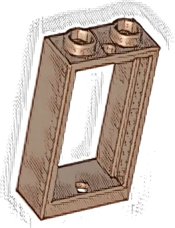 Window 1 x 2 x 3 Flat Front