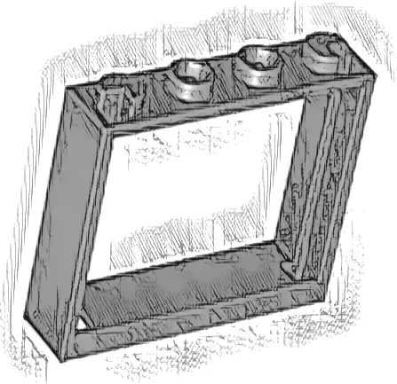 Window 1 x 4 x 3 - No Shutter Tabs