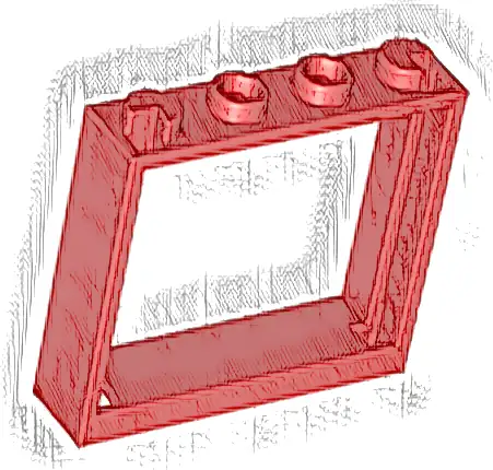 Window 1 x 4 x 3 - No Shutter Tabs