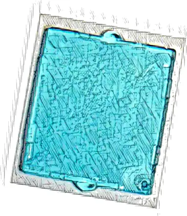 Glass for Window 1 x 2 x 2 Flat Front