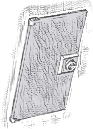 Door 1 x 4 x 6 with Stud Handle