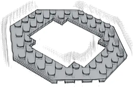 Plate, Modified 10 x 10 Octagonal with 6 x 6 Open Center
