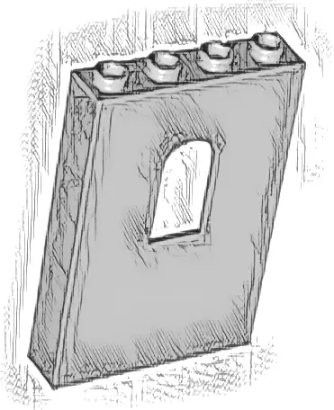 Panel 1 x 4 x 5 Wall with Window