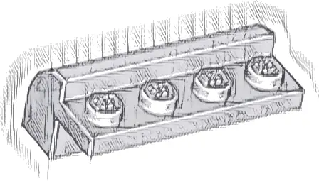 Slope, Curved 2 x 4 x 1 1/3 with 4 Recessed Studs