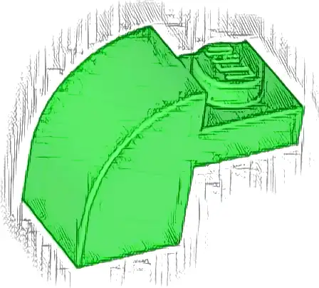 Slope, Curved 2 x 1 x 1 1/3 with Recessed Stud