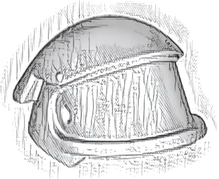 Minifigure, Headgear Helmet SW Rebel Scout Trooper