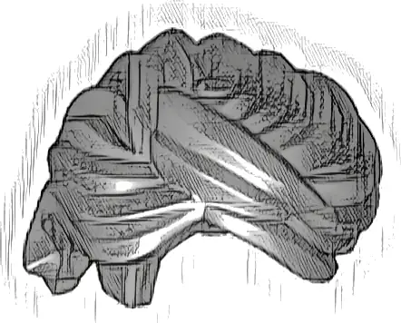 Minifigure, Hair Swept Back Tousled