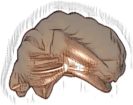 Minifigure, Hair Swept Back Tousled