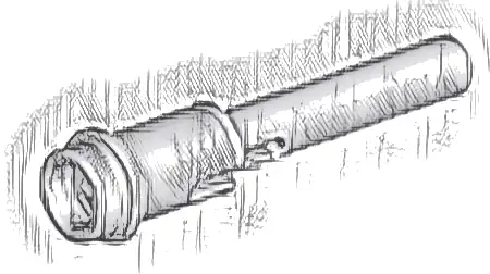 Technic, Pin 1/2 with 2L Bar Extension (Flick Missile)