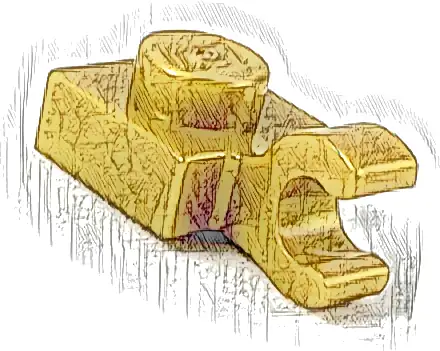 Plate, Modified 1 x 1 with Open O Clip (Horizontal Grip)