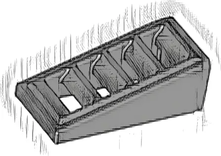 Slope 18 2 x 1 x 2/3 with Grille