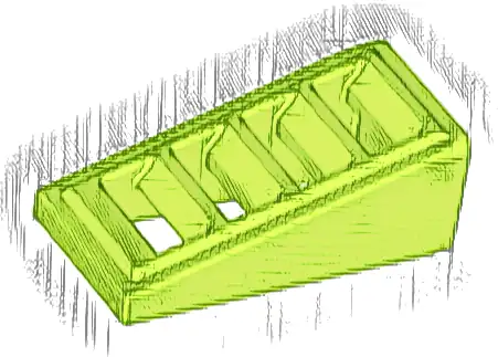 Slope 18 2 x 1 x 2/3 with Grille