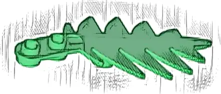 Plant, Tree Palm Leaf Small 8 x 3