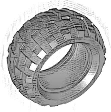 Tire 68.7 x 34 R