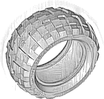 Tire 68.7 x 34 R