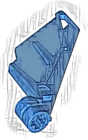 Bionicle Wing Small / Tail with Axle Hole