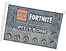 Część LEGO® 6180pb200 Płytka, modyfikowana 4 x 6 z wypustkami na krawędziach z logo LEGO Fortnite i wzorem 'PEELY BONE'