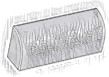 Slope, Curved 1 x 4 x 1 1/3