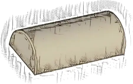 Slope, Curved 2 x 4 Double with Groove