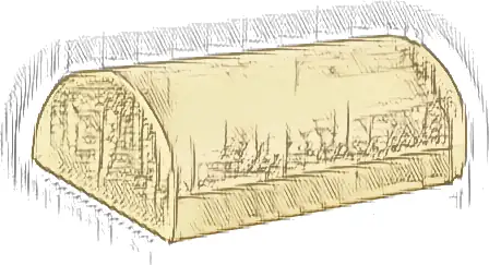 Slope, Curved 2 x 4 Double with Groove