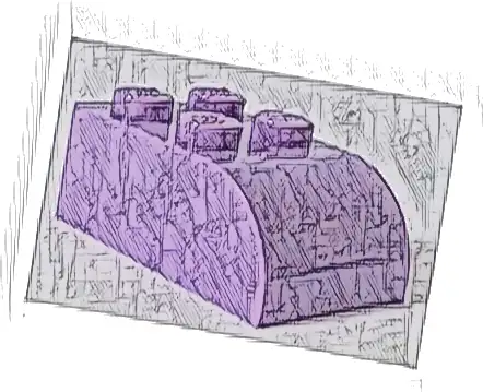 Slope, Curved 3 x 2 with 4 Studs