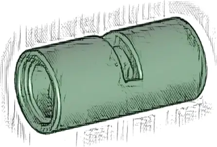 Technic, Pin Connector Round 2L with Slot (Pin Joiner Round)