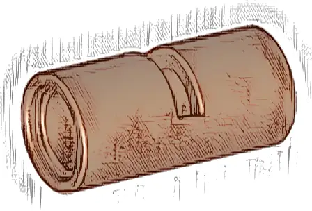 Technic, Pin Connector Round 2L with Slot (Pin Joiner Round)