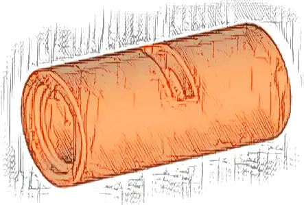 Technic, Pin Connector Round 2L with Slot (Pin Joiner Round)