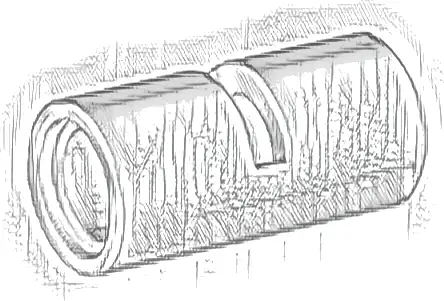 Technic, Pin Connector Round 2L with Slot (Pin Joiner Round)