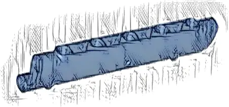 Technic, Panel Curved 11 x 3 with 2 Pin Holes through Panel Surface