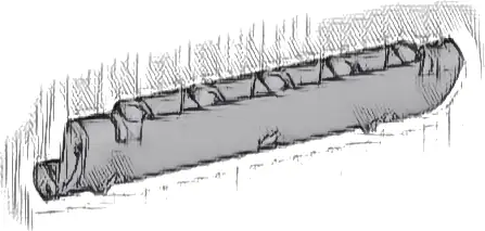Technic, Panel Curved 11 x 3 with 2 Pin Holes through Panel Surface