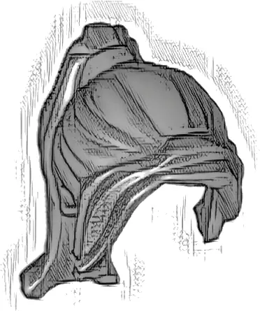 Minifigure, Hair Female Ponytail Long with Side Bangs