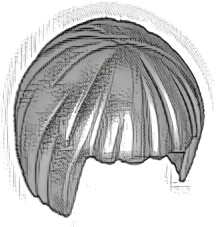 Minifigure, Hair Short, Bob Cut