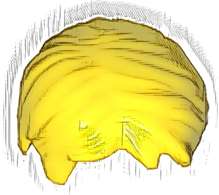 Minifigure, Hair Short Tousled with Side Part