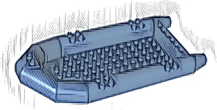 Boat, Rubber Raft, Large