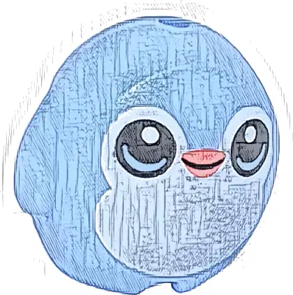 Minifigure, Utensil Pillow Plush Toy with Penguin with Black Eyes, Coral Beak and White Stomach Pattern