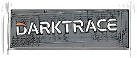 Tile 1 x 3 with White 'DARKTRACE' Pattern (Sticker) - Set 76919