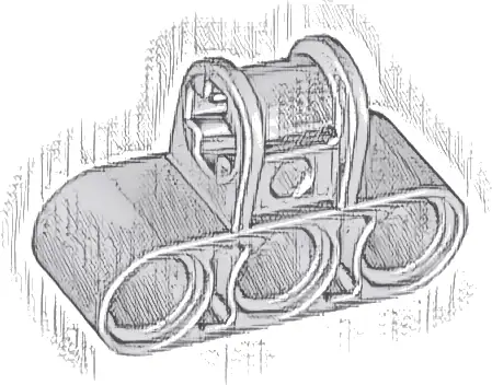 Technic, Axle and Pin Connector Perpendicular Triple