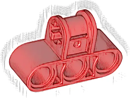 Technic, Axle and Pin Connector Perpendicular Triple