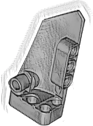 Technic, Panel Fairing # 4 Small Smooth Long, Side B