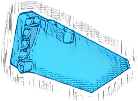 Technic, Panel Fairing #17 Large Smooth, Side A